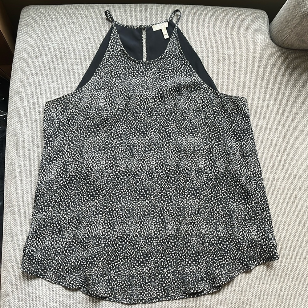 Joie silk high neck tank top blouse